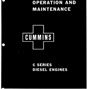 Cummins C Operators Manual