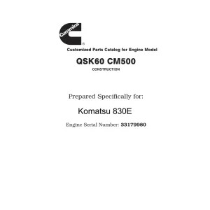 Cummins Kta19 G680 M1 Operators Manual