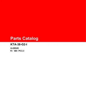 Cummins Kta38 G2 I Ctalog Operators Manual