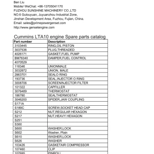 Cummins Lta10 Parts Manual