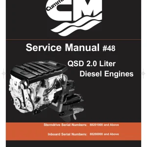 Cummins Mercruiser Qsd 2.0 Service Manual