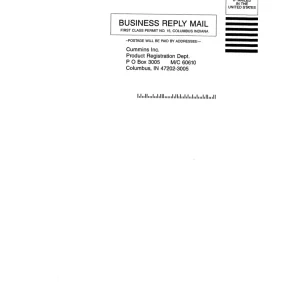 Cummins Qsb4.5 Qsb6.7 & Operators Manual