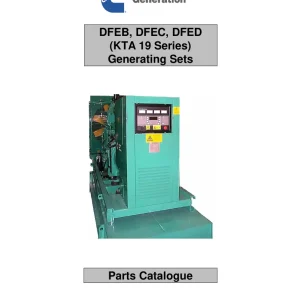 Cummins Kta19 Generating Operators Manual