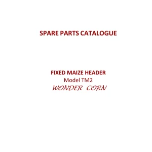 Agri Dbf Tm2 Tm2Tr Fixed Header Parts Manual