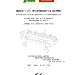DaRos D120 150 180 210 Parts Manual