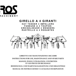 DaRos Girello A 4 Giranti 4 Impellers Parts Manual
