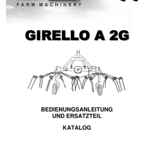 DaRos Girello A2G De Parts Manual