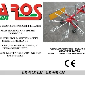 DaRos Gr430Rcm Gr46Rcm Use, & Parts Manual
