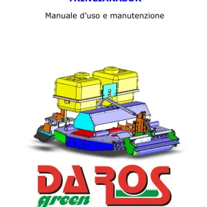 DaRos Trinciarasor Operators Manual
