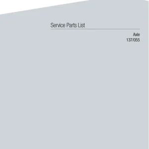 Dana 137 055 Parts Manual