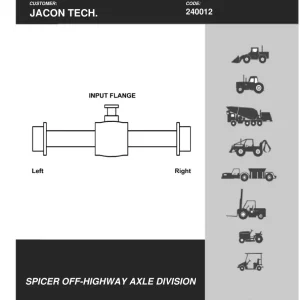 Dana 212 344 Parts Manual