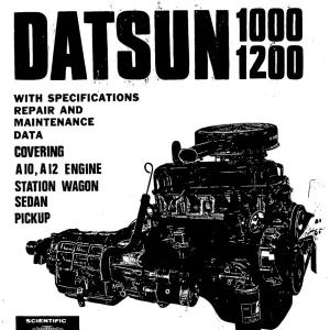 Datsun 1000 1200 A10 A12 Service Manual