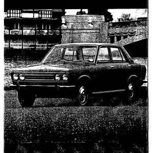 Datsun 1300 1400 1600 1800 Bluebird 160B 180B 1969 1969 Service Manual