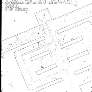 Datsun 180B 610 Service Manual