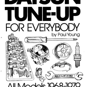 Datsun 1968 1979 Z Zx Tune Up 1979 Service Manual