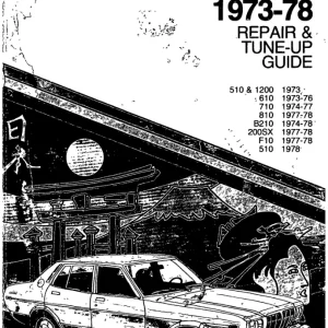 Datsun 1973 1978 Tune Up 1978 Service Manual