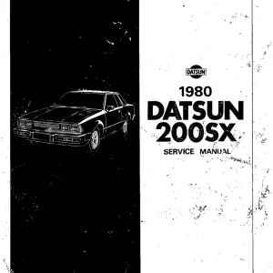 Datsun 200Sx 1980 1980 Service Manual