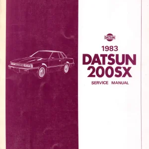 Datsun 200Sx 1983 1983 Service Manual