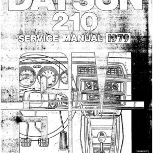 Datsun 210 1979 1979 Service Manual