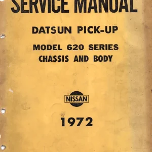 Datsun 620 1972 1972 Service Manual