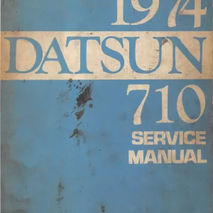 Datsun 710 1974 1974 Service Manual