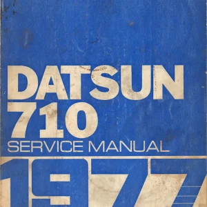 Datsun 710 1977 1977 Service Manual