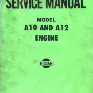 Datsun A10 A12 1971 1971 Service Manual