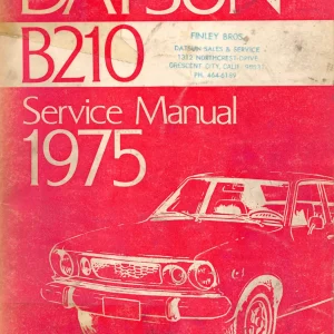 Datsun B210 1975 1975 Service Manual