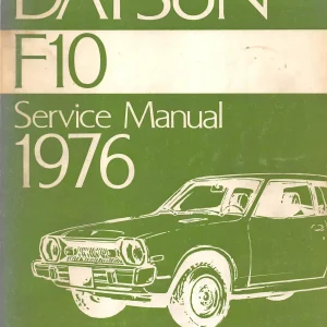 Datsun F10 1976 1976 Service Manual