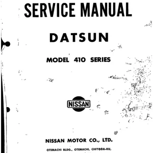 Datsun 410 Service Manual