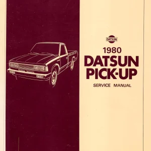 Datsun Up 1980 1980 Service Manual