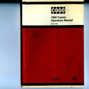 David Brown 1690 Operators Manual