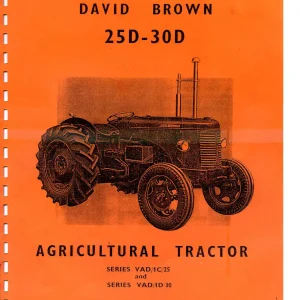 David Brown 25D 30D Vad 1C 25 30 Service Manual