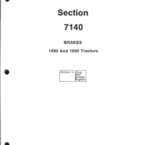 David Brown 1490 1690 Service Manual