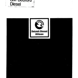 Detroit Diesel Detroit 220 330 Bedford Service Manual