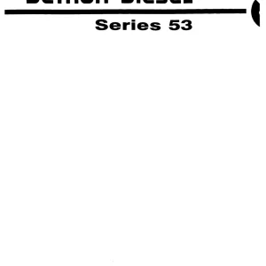 Detroit Diesel Detroit 53 Service Manual