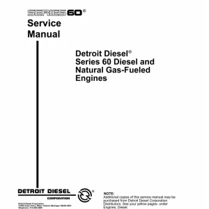 Detroit Diesel 60 Service Manual