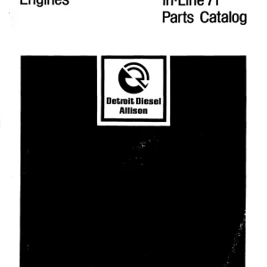 Detroit Diesel Detroit In 71 Parts Manual