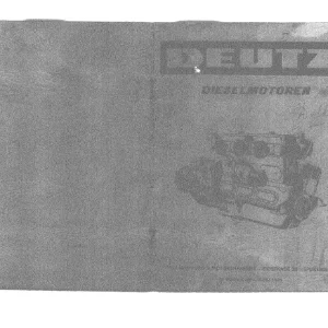 Deutz 20Sa4M Sa6M Sa8M 20517 Service Manual