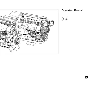 Deutz 914 Operators Manual