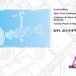 Deutz B F 413 F Fw Fc 2004 Parts Manual