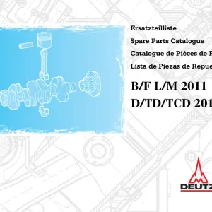 Deutz B F L M D Td Tcd 2011 2011 Parts Manual