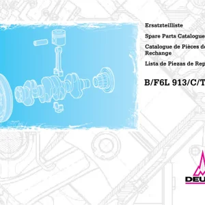 Deutz B F6L 913 C T 2000 Parts Manual
