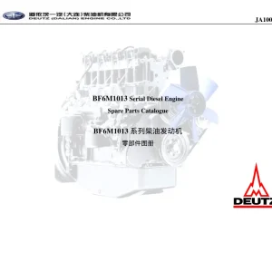 Deutz Bf4M1013 Parts Manual