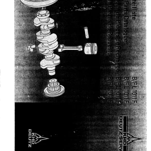 Deutz Bfl 1011F Parts Manual