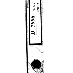 Deutz D7006 Service Manual