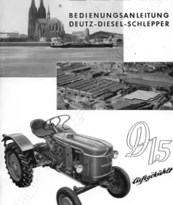Deutz Schlepper D15 Service Manual