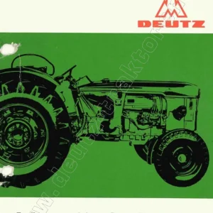 Deutz Schlepper D5005 Operators Manual