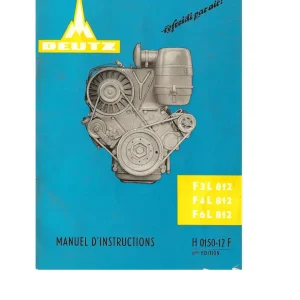 Deutz F3L812 F4L812 F6L812 Operators Manual