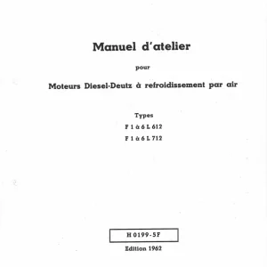 Deutz Fl612 712 Service Manual